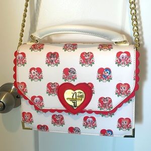 Funko Villains Loungefly Crossbody Bag/Gold Chain/Valentine’s Day Gift/NWOT